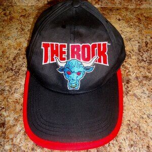 Vintage 1999 WWF “The Rock” Brama Bull cap mint